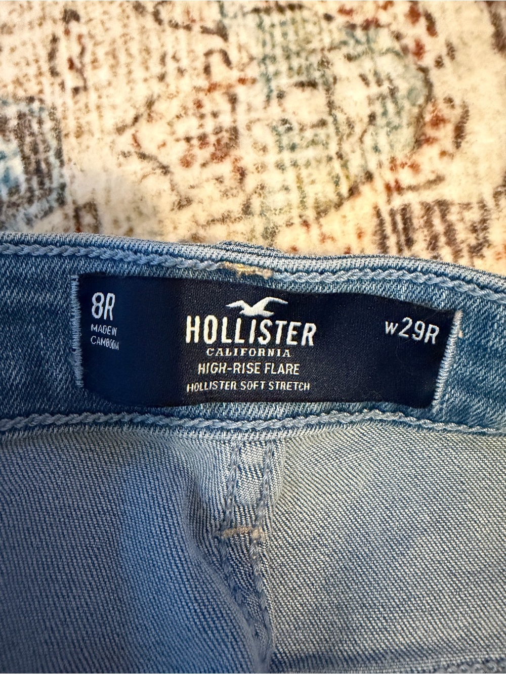 Hollister Light Blue Wide-Leg Jeans - Picture 3 of 3